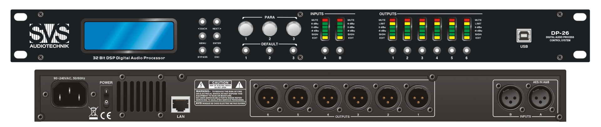 SVS Audiotechnik DP-26 Цифровой процессор: 2 входа 6 выходов в Омске