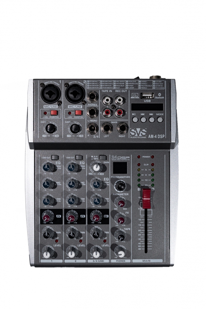 SVS Audiotechnik mixers AM-4 DSP Аналоговый микшерный пульт, 4-канала в Омске