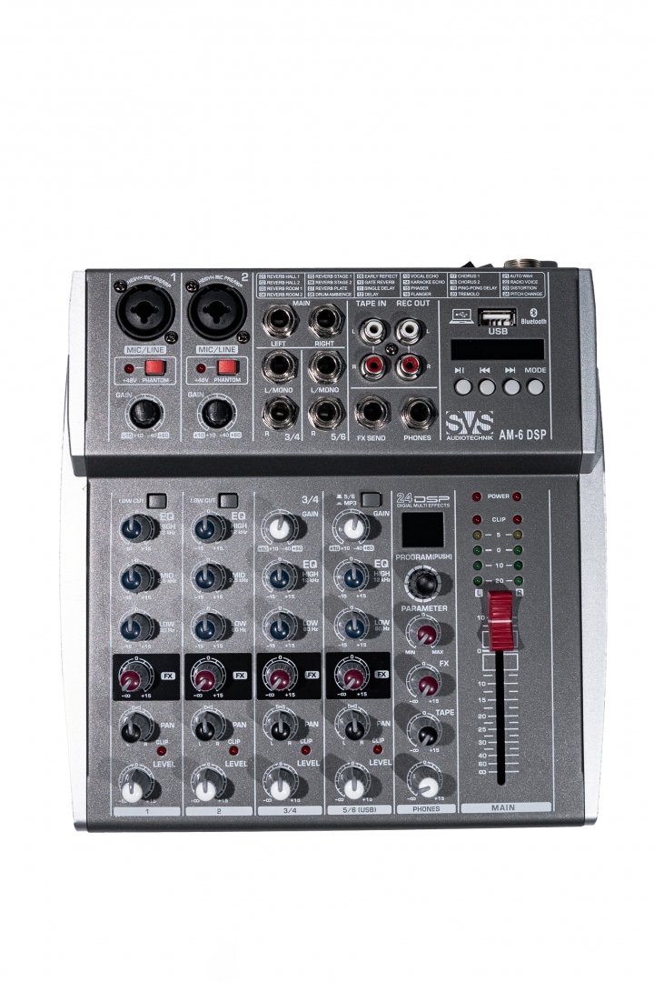 SVS Audiotechnik mixers AM-6 DSP Микшерный пульт аналоговый, 6-канальный SVS Audiotechnik mixers в Омске